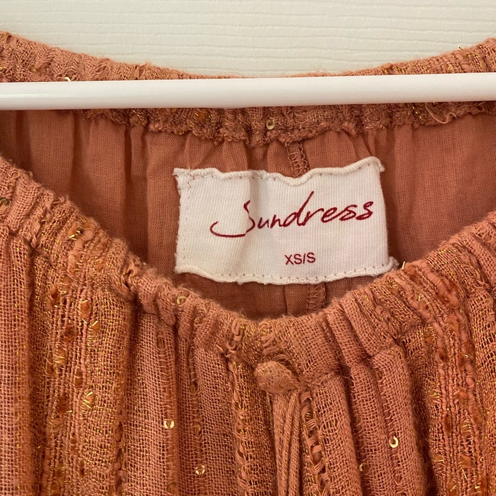 sundress - beautiful off the shoulder tassels dress - size xs/s - Picture 3 of 5